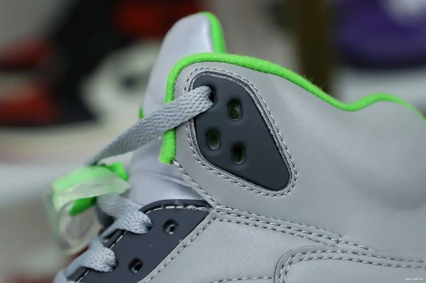 BEAN' 'GREEN JORDAN AIR Kimikick RETRO 5 2022 0808